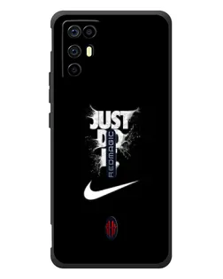 Чехол для ZTE Nubia RedMagic 6R с картинкой «Текстовый принт Nike»