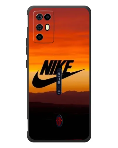 Чехол для ZTE Nubia RedMagic 6R с картинкой «Nike — вечерний горизонт»