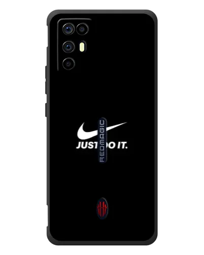 Чехол для ZTE Nubia RedMagic 6R с картинкой «Минимализм от Nike»