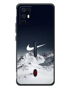 Чехол для ZTE Nubia RedMagic 6R с картинкой «Nike — зимние горы»