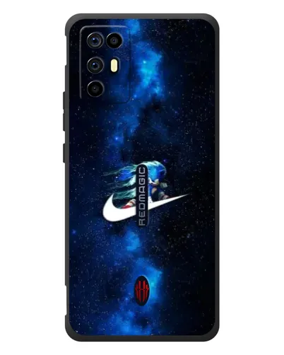 Чехол для ZTE Nubia RedMagic 6R с картинкой «Звездный путь Nike»
