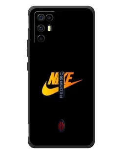 Чехол для ZTE Nubia RedMagic 6R с картинкой «Золотой логотип Nike»