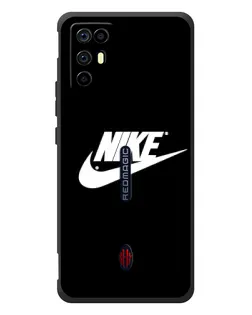Чехол для ZTE Nubia RedMagic 6R с картинкой «Мазки краски Nike»
