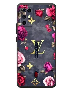 Чехол для ZTE Nubia RedMagic 6R с картинкой «Цветочный Louis Vuitton»