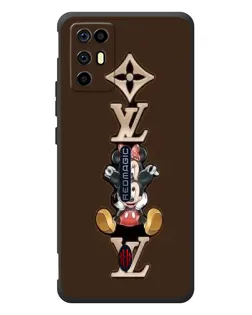 Чехол для ZTE Nubia RedMagic 6R с картинкой «LV и Микки Маус»