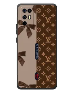 Чехол для ZTE Nubia RedMagic 6R с картинкой «Louis Vuitton — банты»