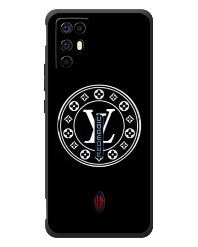 Чехол для ZTE Nubia RedMagic 6R с картинкой «LV — печать стиля»
