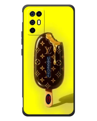 Чехол для ZTE Nubia RedMagic 6R с картинкой «Мороженое от LV»