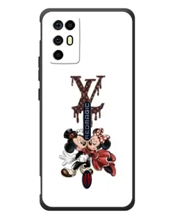 Чехол для ZTE Nubia RedMagic 6R с картинкой «LV и Микки Маус»