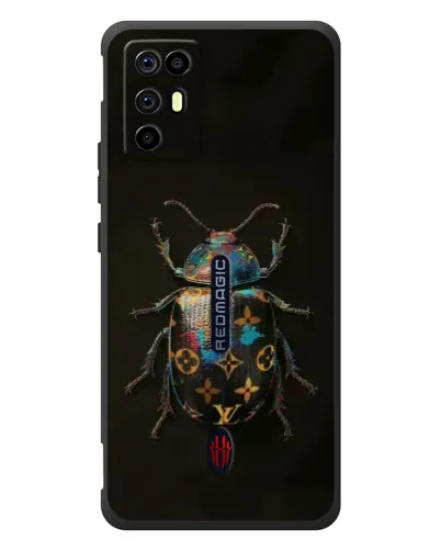 Чехол для ZTE Nubia RedMagic 6R с картинкой «LV — мраморный принт»