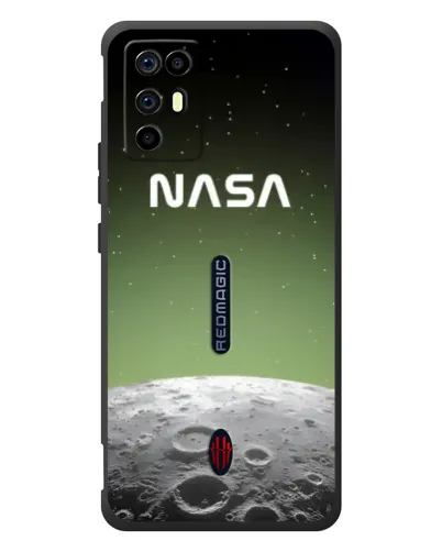 Чехол для ZTE Nubia RedMagic 6R с картинкой «NASA — лунный градиент» Чехол для ZTE Nubia RedMagic 6R с картинкой «NASA — лунный градиент»