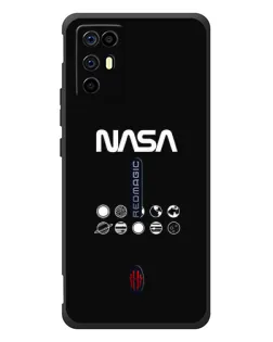 Чехол для ZTE Nubia RedMagic 6R с картинкой «NASA — технический принт»
