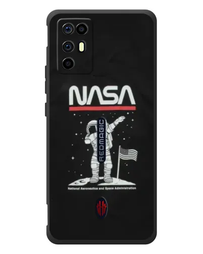 Чехол для ZTE Nubia RedMagic 6R с картинкой «NASA — шагаем по Луне» Чехол для ZTE Nubia RedMagic 6R с картинкой «NASA — шагаем по Луне»