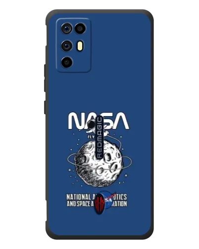 Чехол для ZTE Nubia RedMagic 6R с картинкой «NASA — лунная миссия» Чехол для ZTE Nubia RedMagic 6R с картинкой «NASA — лунная миссия»