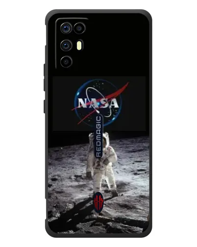 Чехол для ZTE Nubia RedMagic 6R с картинкой «Астронавт на Луне» Чехол для ZTE Nubia RedMagic 6R с картинкой «Астронавт на Луне»