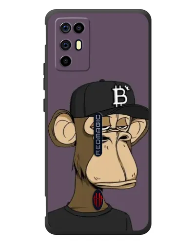 Чехол для ZTE Nubia RedMagic 6R с картинкой «Bored Ape в кепке» Чехол для ZTE Nubia RedMagic 6R с картинкой «Bored Ape в кепке»