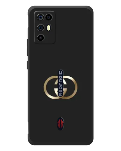 Чехол для ZTE Nubia RedMagic 6R с картинкой «Минимализм Gucci»