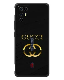 Чохол для ZTE Nubia RedMagic 6R з картинкою «Золотий логотип Gucci»