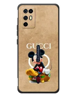 Чохол для ZTE Nubia RedMagic 6R з картинкою «Міккі Маус Gucci — крафт»