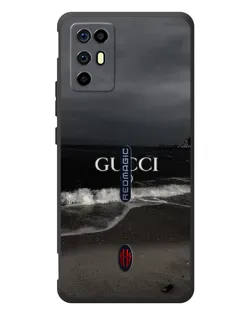 Чохол для ZTE Nubia RedMagic 6R з картинкою «Gucci — морський прибій»