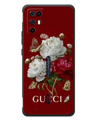 Чехол для ZTE Nubia RedMagic 6R с картинкой «Gucci —  сад»