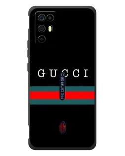 Чохол для ZTE Nubia RedMagic 6R з картинкою «Gucci — червоний пояс»