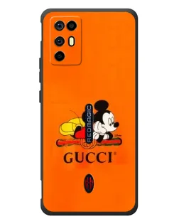 Чохол для ZTE Nubia RedMagic 6R з картинкою «Міккі Маус Gucci — помаранч»