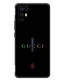 Чохол для ZTE Nubia RedMagic 6R з картинкою «Gucci — неоновий мінімалізм»