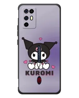 Чехол для ZTE Nubia RedMagic 6R с картинкой «Kuromi — фиолетовый арт»