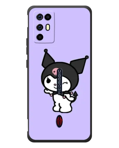 Чехол для ZTE Nubia RedMagic 6R с картинкой «Классическая Kuromi»