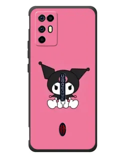 Чехол для ZTE Nubia RedMagic 6R с картинкой «Хмурая Kuromi»