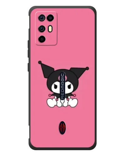 Чехол для ZTE Nubia RedMagic 6R с картинкой «Хмурая Kuromi»