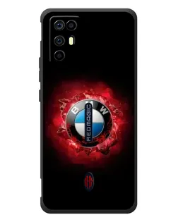 Чехол для ZTE Nubia RedMagic 6R с картинкой «Логотип BMW — вспышка»