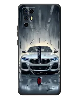 Чехол для ZTE Nubia RedMagic 6R с картинкой «BMW в свете фар»