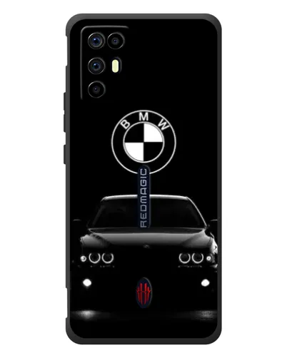 Чехол для ZTE Nubia RedMagic 6R с картинкой «BMW — взгляд из темноты»