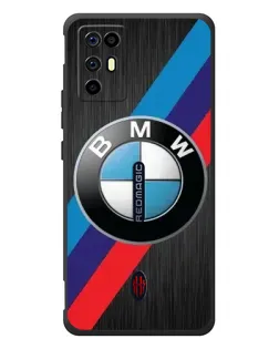 Чехол для ZTE Nubia RedMagic 6R с картинкой «BMW M-stripes стиль»