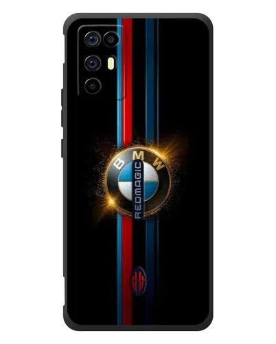 Чехол для ZTE Nubia RedMagic 6R с картинкой «BMW M-Power неон»