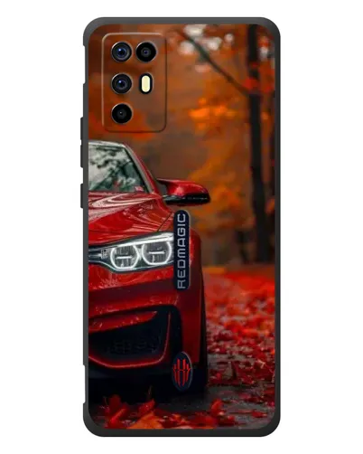 Чехол для ZTE Nubia RedMagic 6R с картинкой «Осенняя BMW M4»