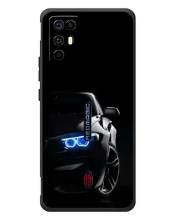 Чехол для ZTE Nubia RedMagic 6R с картинкой «BMW — ночной взгляд»