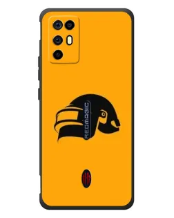 Чохол для ZTE Nubia RedMagic 6R з картинкою «PUBG — золотий шолом»