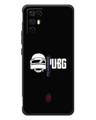 Чехол для ZTE Nubia RedMagic 6R с картинкой «PUBG — классический лого»