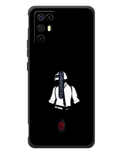 Чохол для ZTE Nubia RedMagic 6R з картинкою «PUBG — білий шолом»