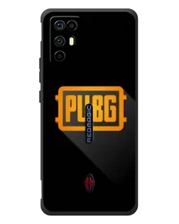 Чохол для ZTE Nubia RedMagic 6R з картинкою «PUBG — рамка лого»