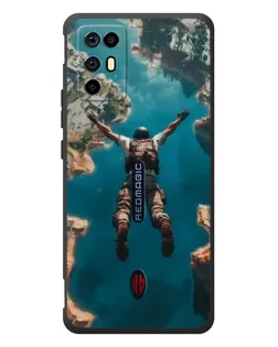 Чохол для ZTE Nubia RedMagic 6R з картинкою «PUBG — вільне падіння»