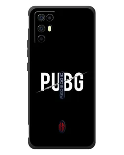 Чохол для ZTE Nubia RedMagic 6R з картинкою «PUBG — білий логотип»