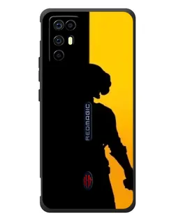 Чохол для ZTE Nubia RedMagic 6R з картинкою «Тінь воїна PUBG»