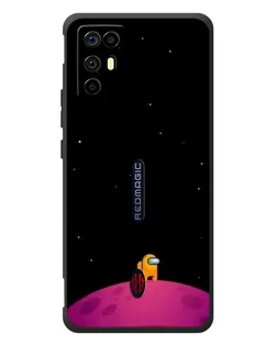 Чохол для ZTE Nubia RedMagic 6R з картинкою «Самотній герой на планеті»