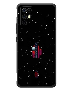 Чехол для ZTE Nubia RedMagic 6R с картинкой «Красный Among Us»