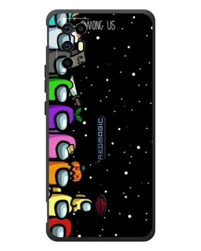 Чехол для ZTE Nubia RedMagic 6R с картинкой «Команда Among Us»
