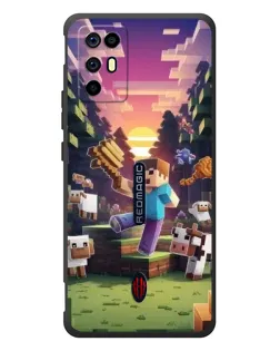 Чохол для ZTE Nubia RedMagic 6R з картинкою «Стів на фермі»